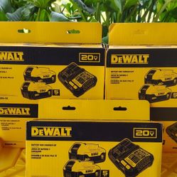 Dewalt 20 Volt Max Battery And Charger...$120...Firm On Price...Brand New... Pickup Only..