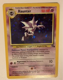 Haunter Holo Rare Pokémon Fossil
