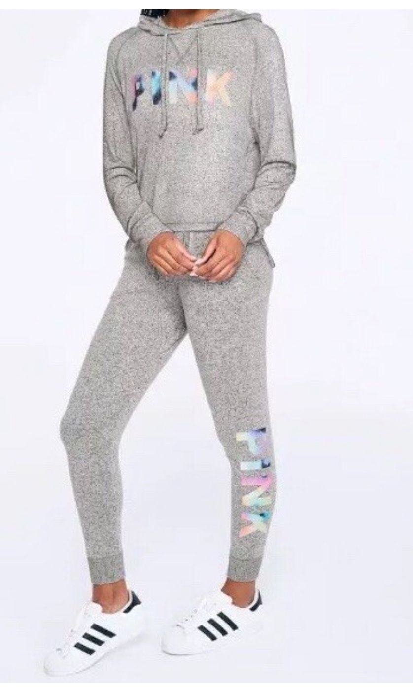 Victoria Secret PINK rainbow jogger pants