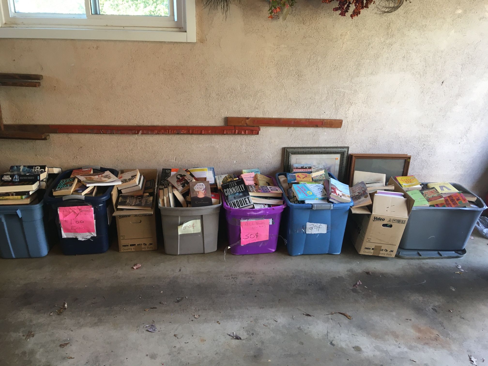 500+ Books -25 Cents To $2 Max (most 25-50 cents) 