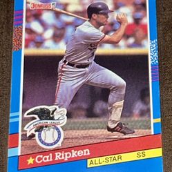 Cal Ripken Jr. “Error” All-Star Card 1991 Donruss