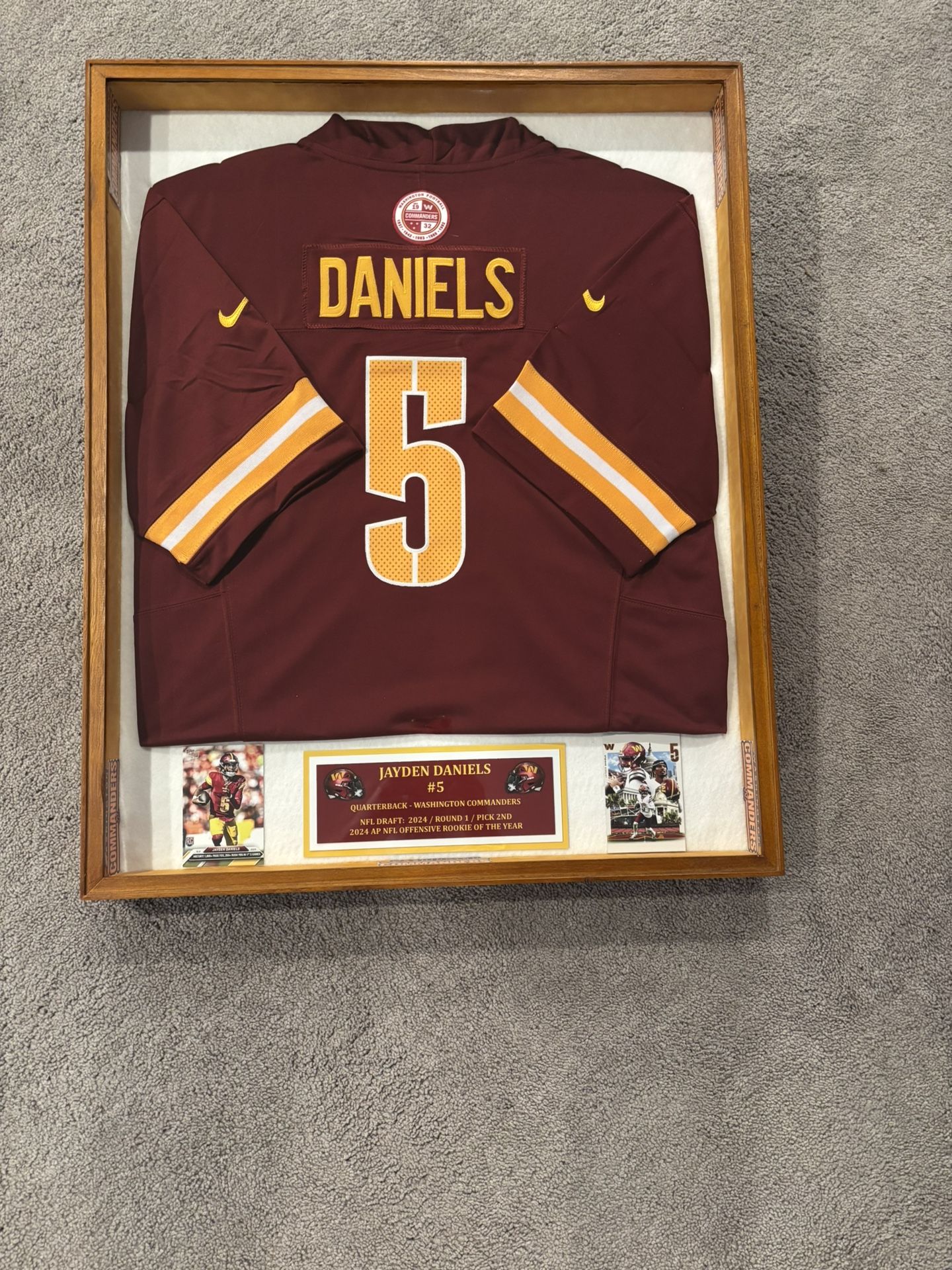 Washington Commanders Shadow Box