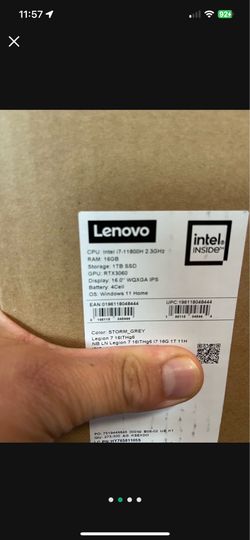 Brand New Legion 7i Gen 6 16” RTX 3060 1TB SSD 16gb DDR Gaming Laptop