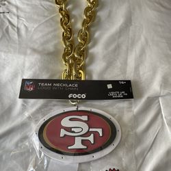 49ers Team Necklace 