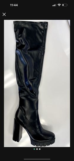 Black Thigh Boots