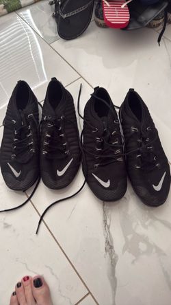 Nike Black Lace-Up Sneakers – 2 Pairs Sz 8