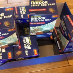 A Box Of The Original Indoor Stink Bug Trap, And Refill 