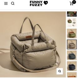 Urban Voyager Dog Car Booster Bed - Pet Carrier - Pet bed