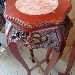 Pair Of Antique Rosewood Tables 