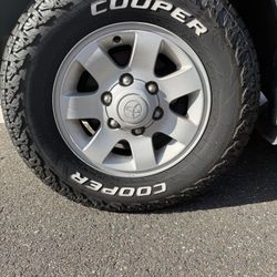 Toyota Wheels With Cooper Tires
