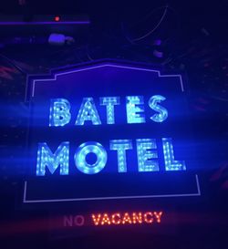 Bates  Motel LED sign 