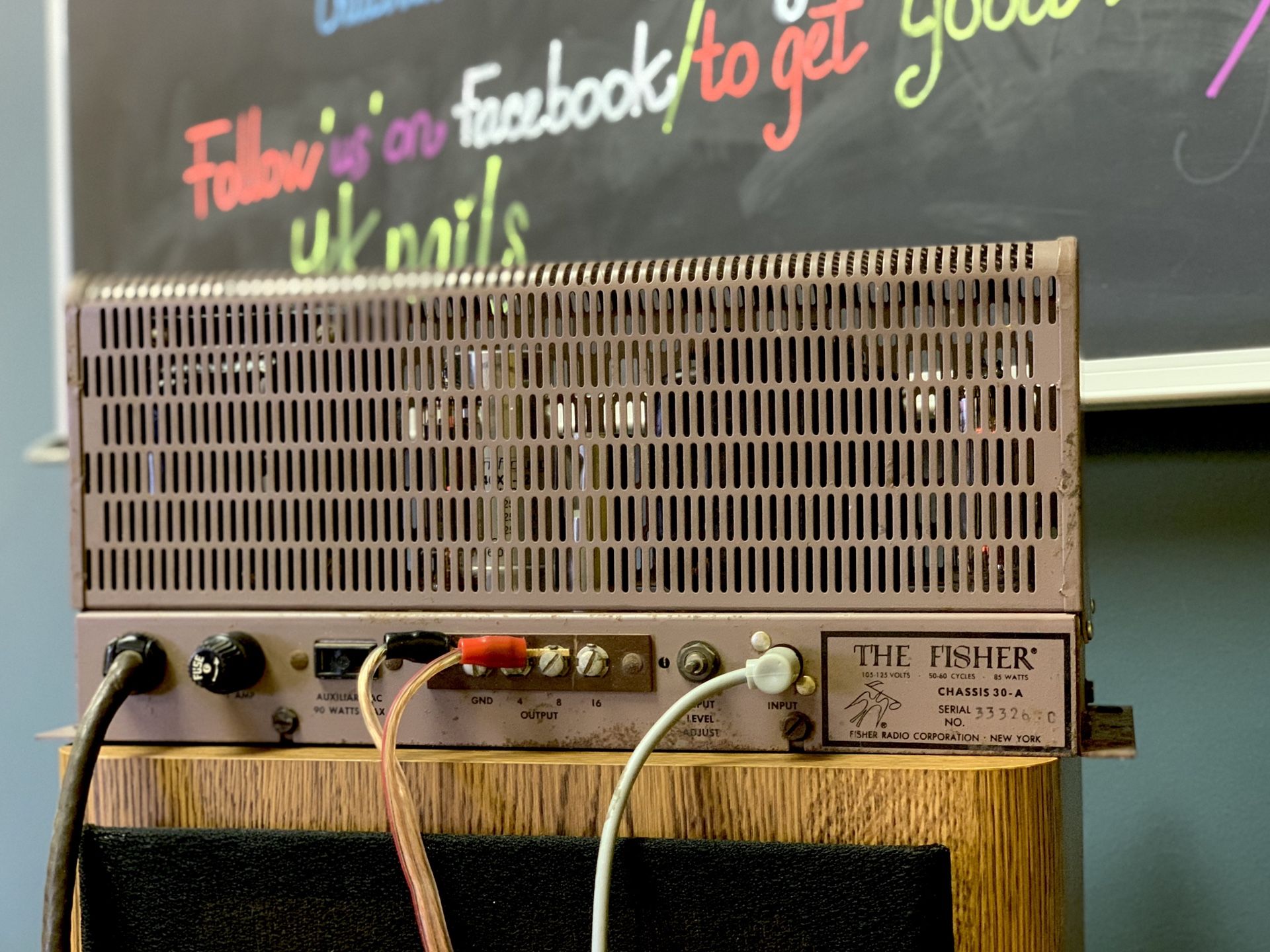 The fisher 30a monoblock amplifier