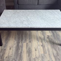 Marble coffee table