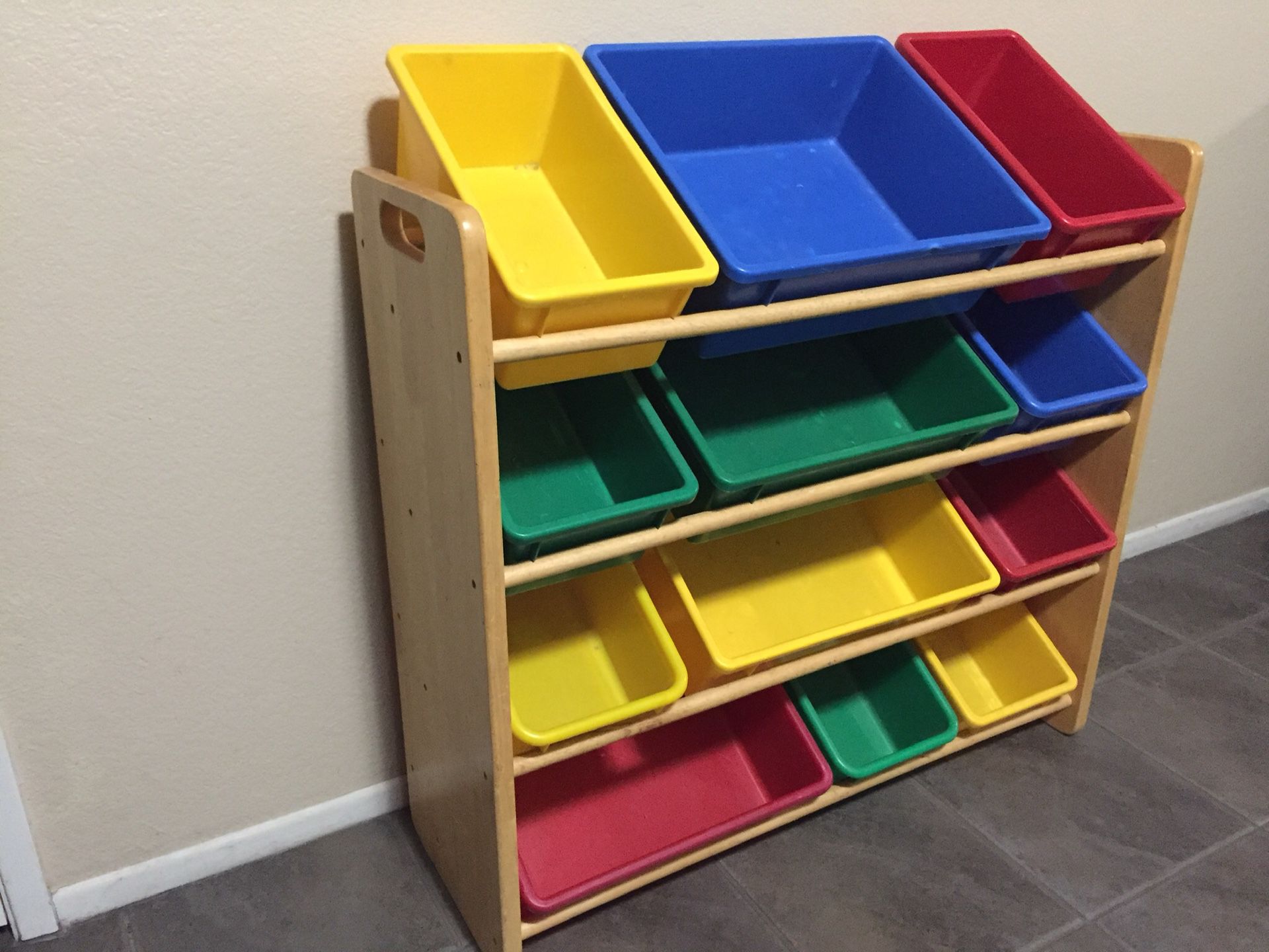 Toy Bin Organizer Storage Box For Kids Toys Playroom Bedroom