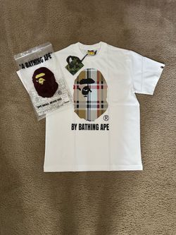 Bape white t-shirt size M