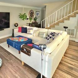 Large Couch W/ Changeable Colors - L shaped