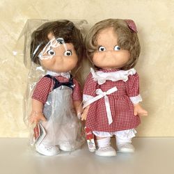 1988 Campbell Soup Kids 10" Dolls Boy And Girl Special Edition Set New IN BOX
