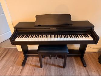 Full-Size Digital Piano w/ Bench – Weighted Keys