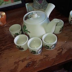 5 Cup Asian Tea Set