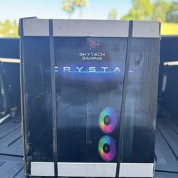Skytech Crystal Gaming PC | Ryzen 7 5700 | RTX 5060 | 32GB RAM | 1TB SSD | New Sealed