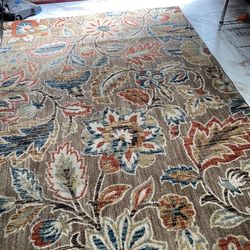 Beautiful Rug, not new, but never use. Rug did not match  with furniture.
