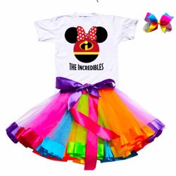 The incredibles tutu outfit 3T Tutu Multicolored
