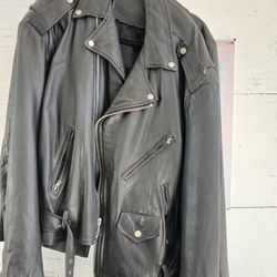 Leather Biker Jacket 