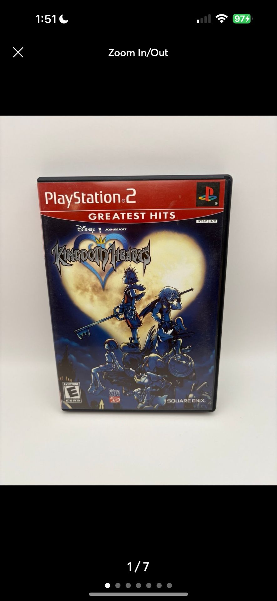 Kingdom Hearts PlayStation 2 CIB TESTED 