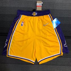 Lakers Gold NBA 75th Anniversary Short