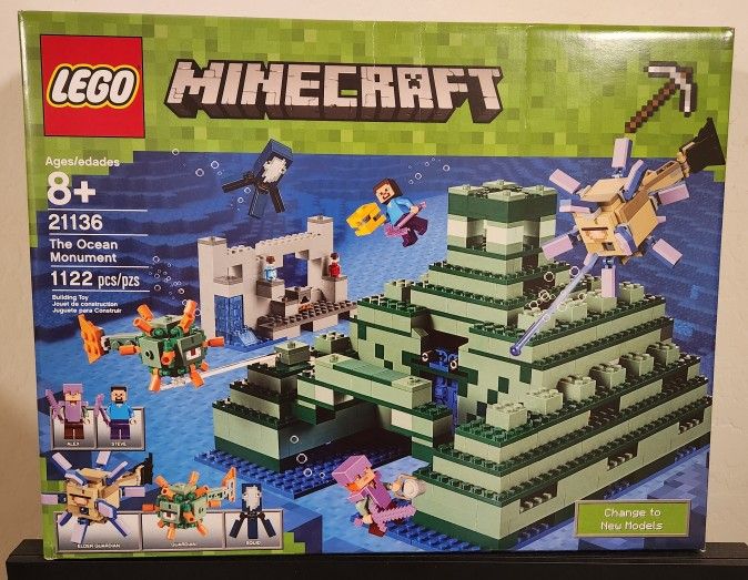 LEGO Minecraft: The Ocean Monument (21136) SEALED!