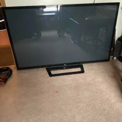 65" LG Flat-Screen TV with Remote/Powercord