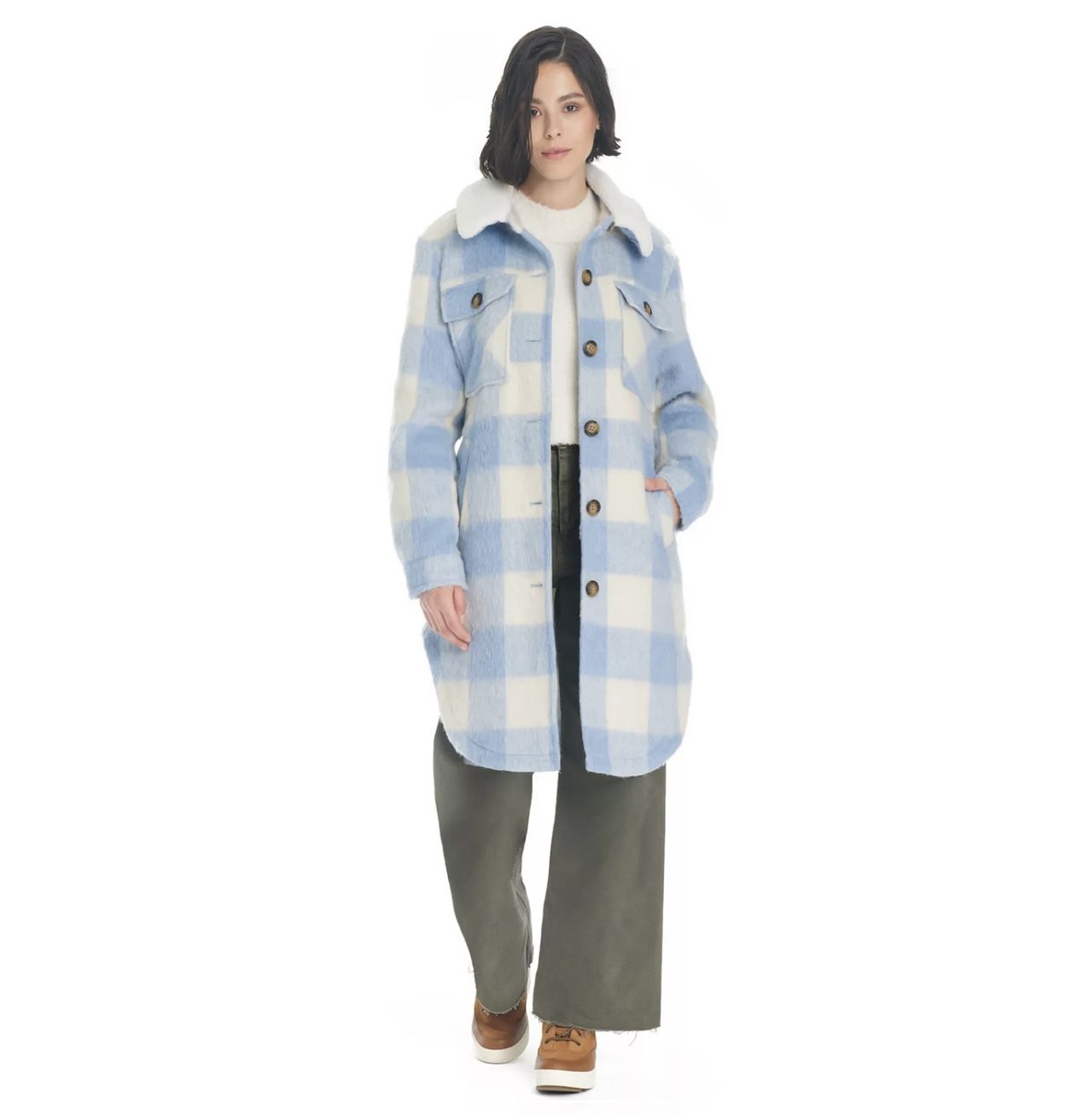 Koolaburra by UGG Faux-Wool Plaid Shacket