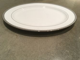 Bone China Lenox Lace Couture Oval Platter - New!