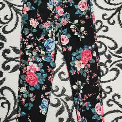 Express Floral Pants XS