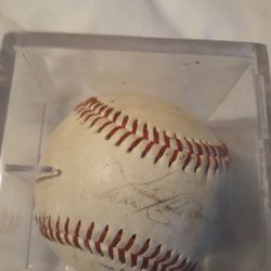 Signed Trevor Hoffman baseball