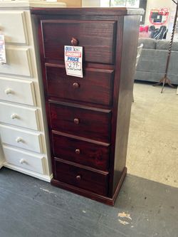 Wood lingerie dresser