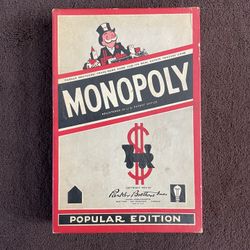 Vintage Monopoly Board Game 