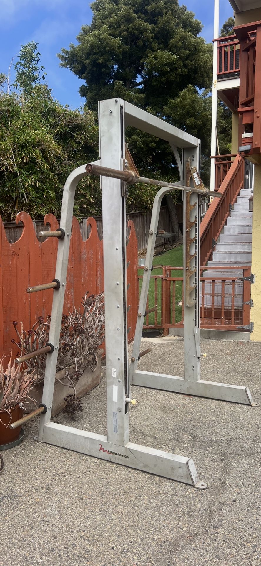 Smith Machine With Weights And Rack. $500 OBO. Box Jumps