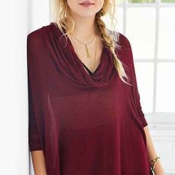 🔴 Urban Outfitters Silent+Noise Cowl Neck Tunic NWT