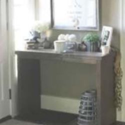 Custom Built Rustic Console Table
