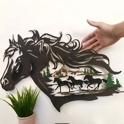 Horse Metal Art 