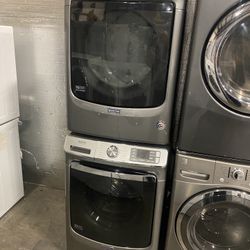 MAYTAG XL CAPACITY COMMERCIAL QUALITY WASHER & DRYER SET with WARRANTY 