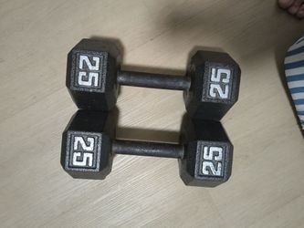 25 Pound Dumbbells