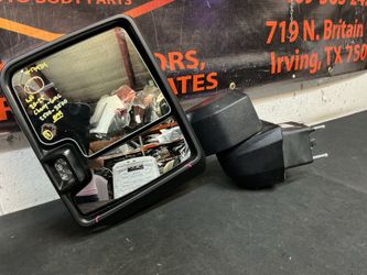 CHEVY SILVERADO/GMC SIERRA 2500/3500 LH MIRROR 2020-2025 with BS & CAMERA OEM