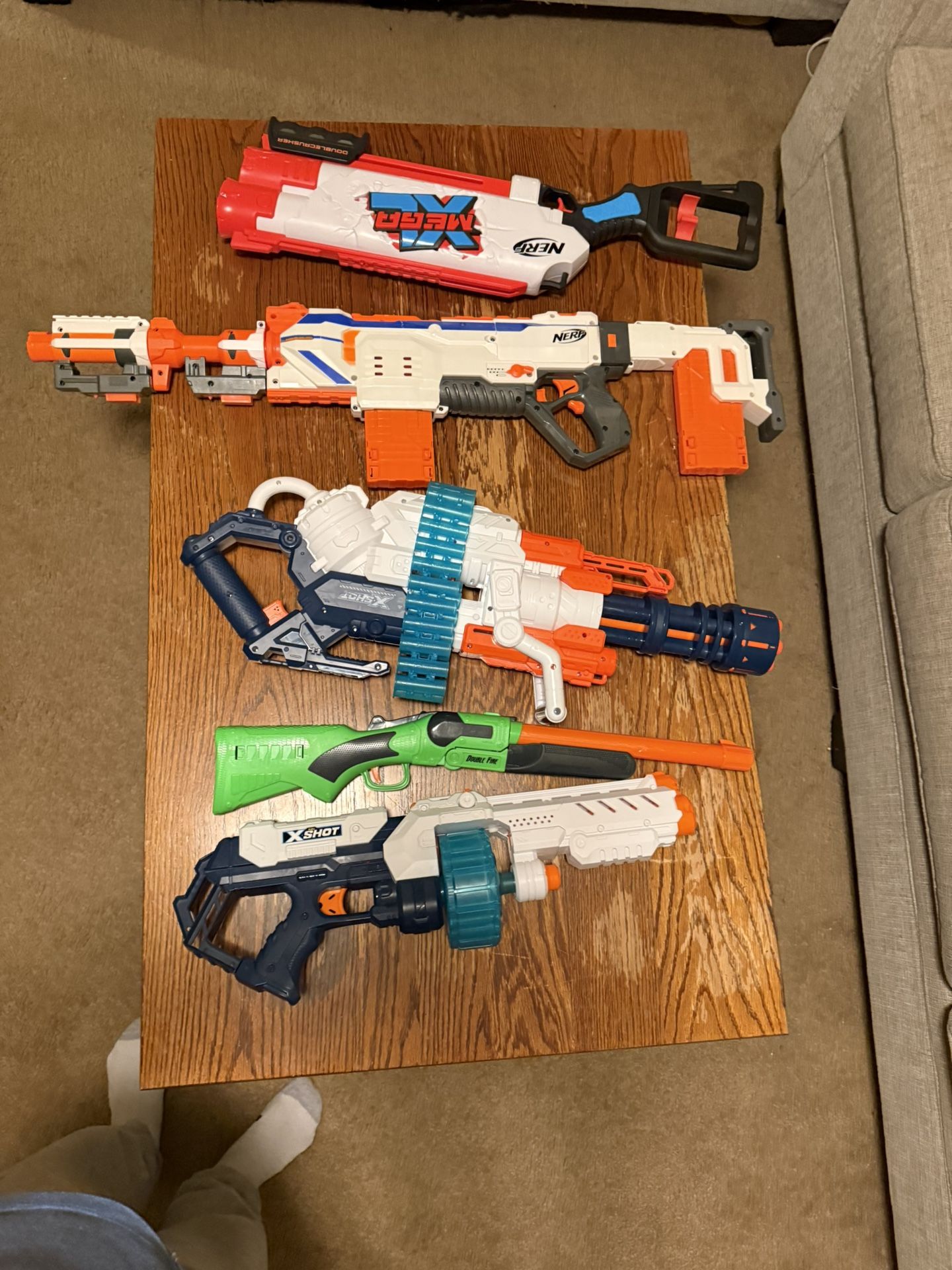Nerf And X-Shot Toys