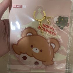 Pop Bean Dimoo Small Mirror Keychain