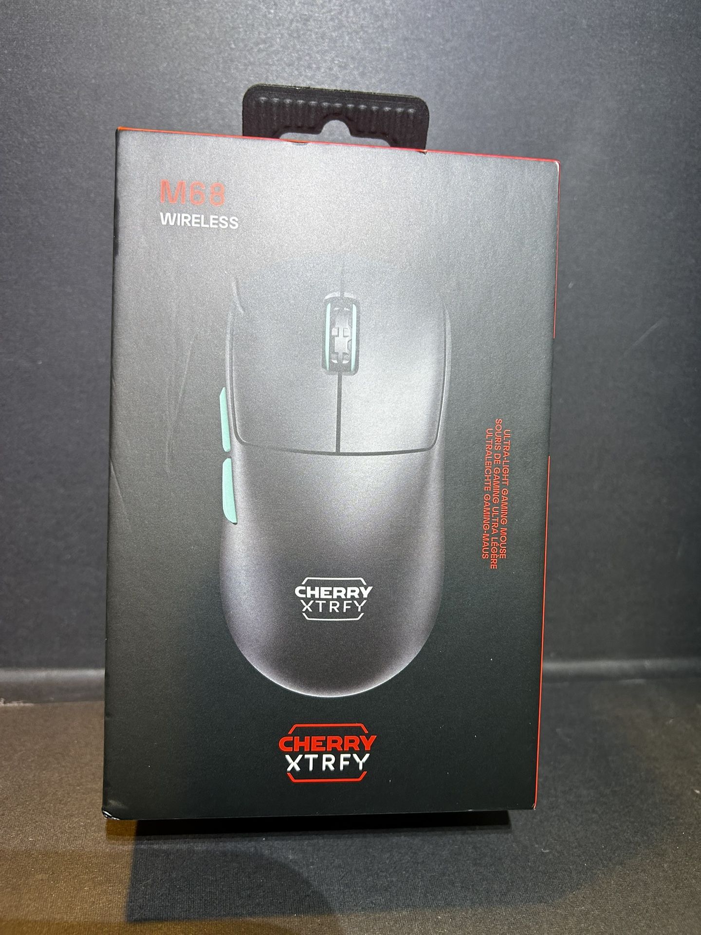 CHERRY XTRFY M68 Wireless | Ultra-fast and lightweight gaming mouse (M68, black)