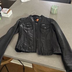 Michael Kors Leather Jacket Xs