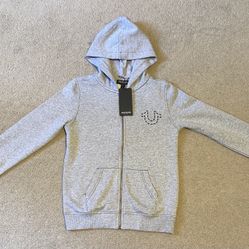 True Religion Hoodie | Grey Size Kids XL