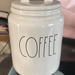 Rae Dunn coffee jar